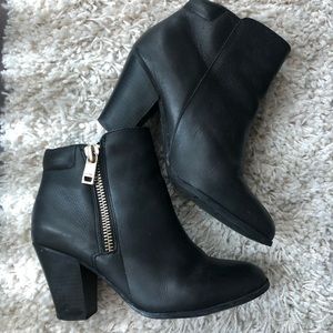 Aldo Heeled Black Booties